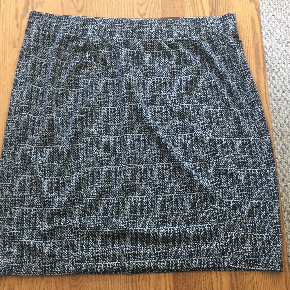 Black and white skirt